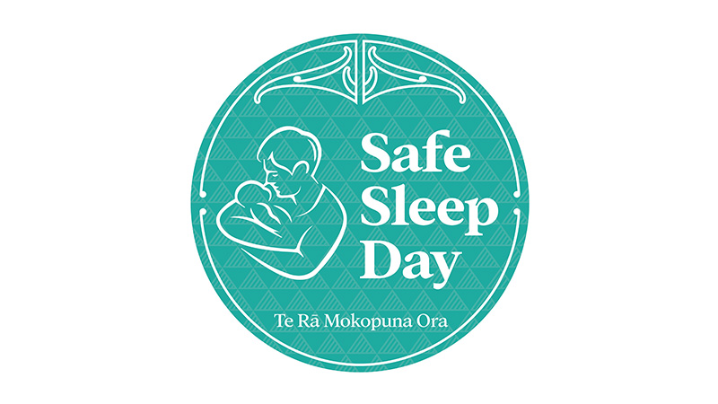 Safe Sleep Day logo transparent background preview
